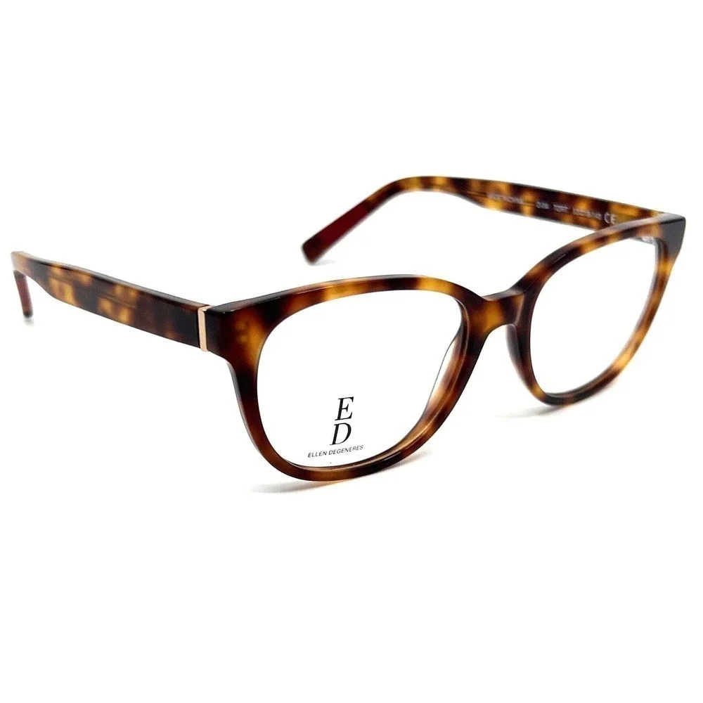ELLEN DEGENERES Eyeglasses O-04 TORT NEW!!!
